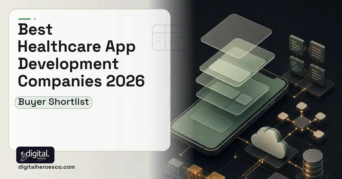 Mobile App Development product interface illustration for Best Healthcare App Development Companies 2026.