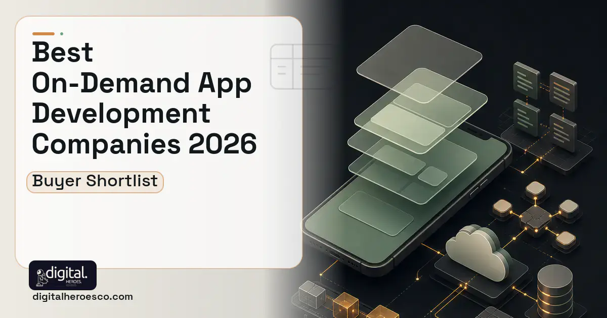 Mobile App Development product interface illustration for Best On-Demand App Development Companies 2026.