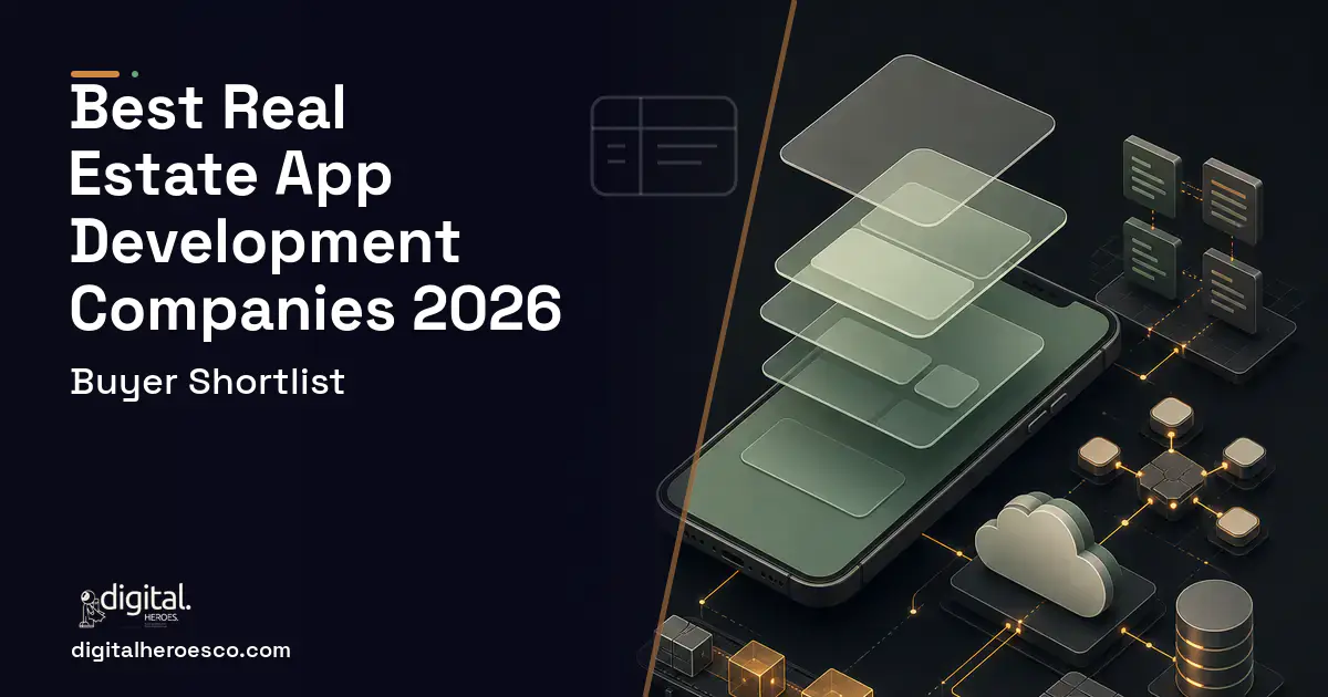Mobile App Development product interface illustration for Best Real Estate App Development Companies 2026.