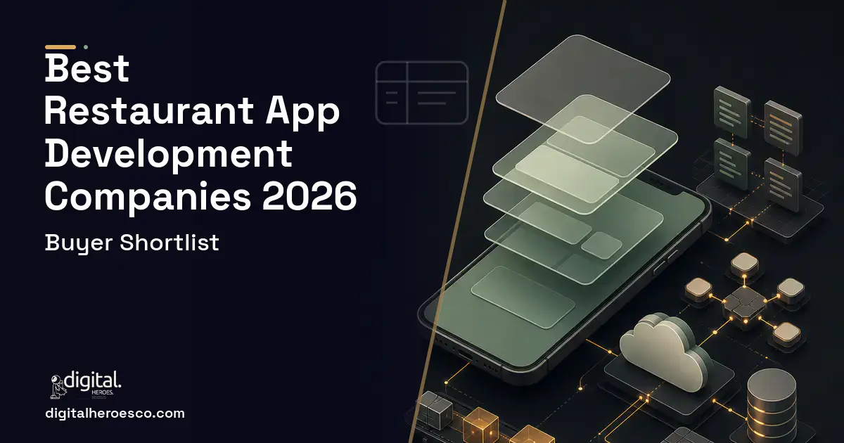 Mobile App Development product interface illustration for Best Restaurant App Development Companies 2026.