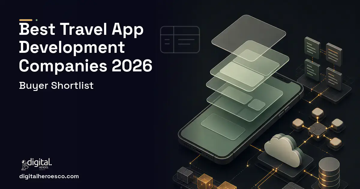 Mobile App Development product interface illustration for Best Travel App Development Companies 2026.