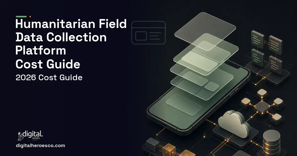 Mobile App Development product interface illustration for Humanitarian Field Data Collection Platform Cost Guide.