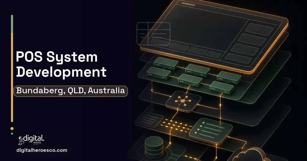 POS System Development product interface illustration for Bundaberg, QLD, Australia.