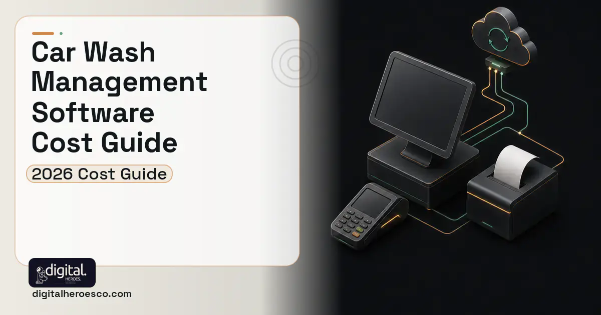 POS System Development software overview illustration for CAR Wash Management Software Cost Guide.