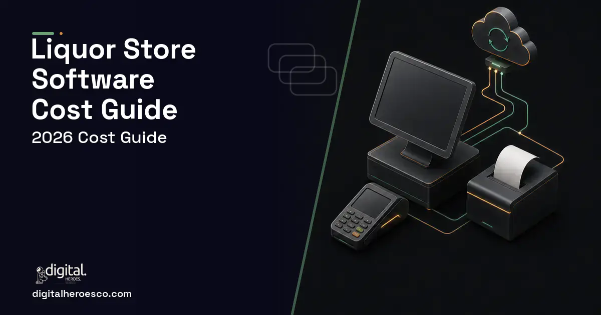POS System Development software overview illustration for Liquor Store Software Cost Guide.