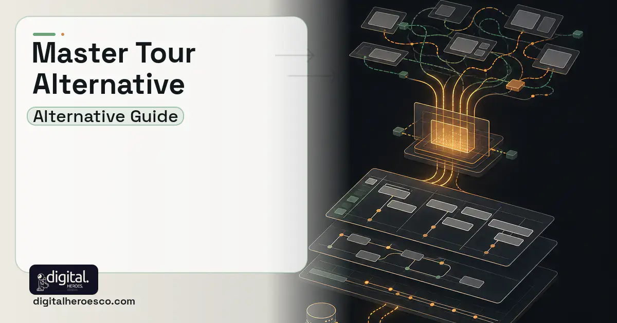 Project Management Software workflow illustration for Master Tour Alternative.
