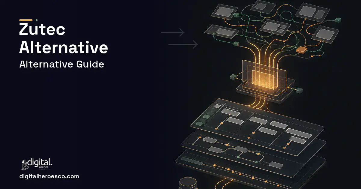 Project Management Software workflow illustration for Zutec Alternatives for Handover, Asset Data and Defect Management.