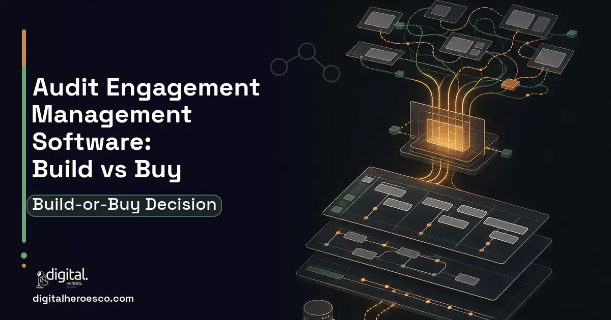 Project Management Software workflow illustration for Audit Engagement Management Software Build vs Buy Guide.