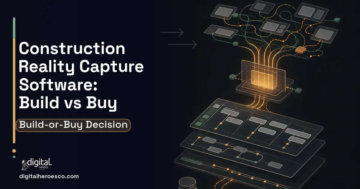 Project Management Software workflow illustration for Construction Reality Capture Software Build vs Buy Guide.