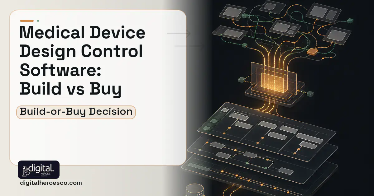 Project Management Software workflow illustration for Medical Device Design Control Software Build vs Buy Guide.