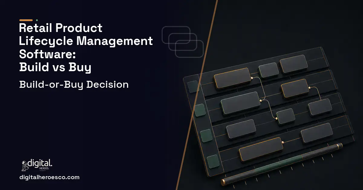 Project management software overview illustration for Retail Product Lifecycle Management Software Build vs Buy Guide.