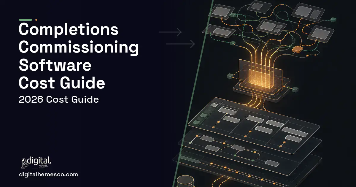 Project Management Software workflow illustration for Completions Commissioning Software Cost Guide.