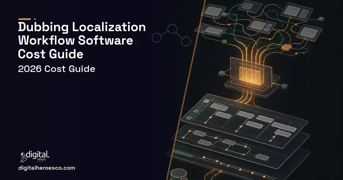 Project Management Software workflow illustration for Dubbing Localization Workflow Software Cost Guide.
