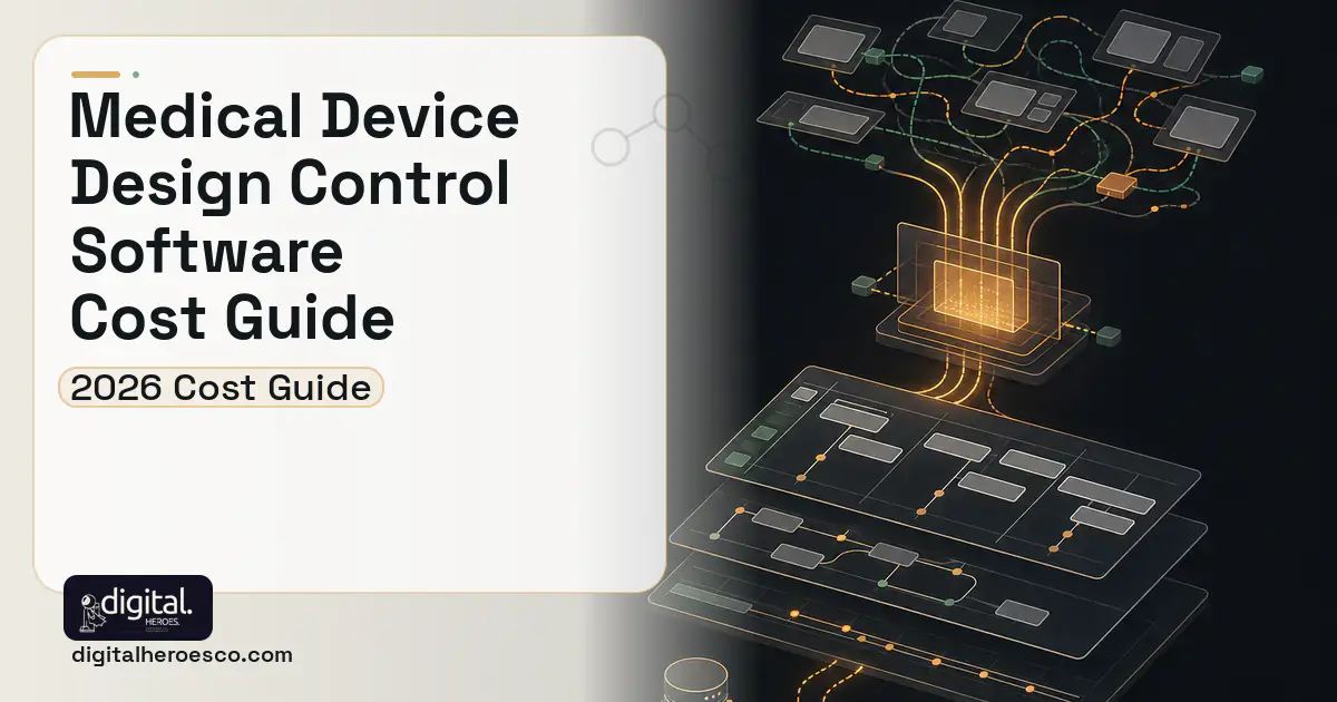 Project Management Software workflow illustration for Medical Device Design Control Software Cost Guide.
