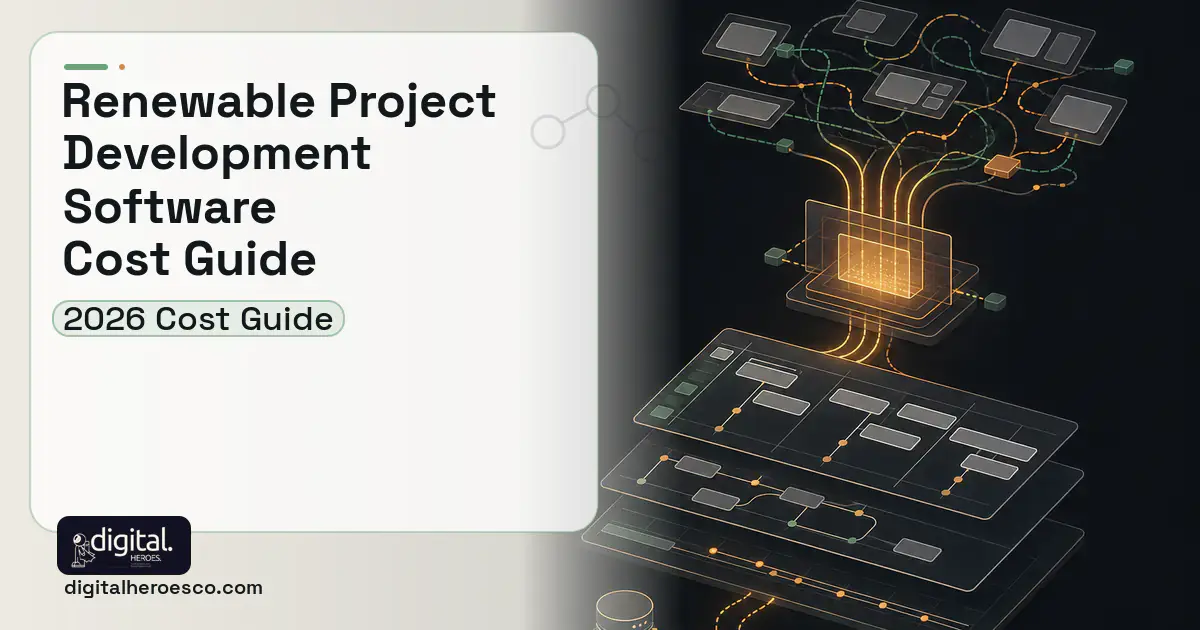 Project Management Software workflow illustration for Renewable Project Development Software Cost Guide.