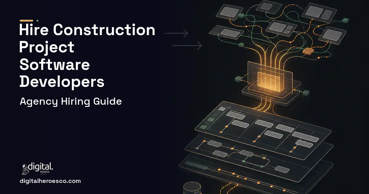 Project Management Software workflow illustration for How to Hire a Construction Project Management Software Company.