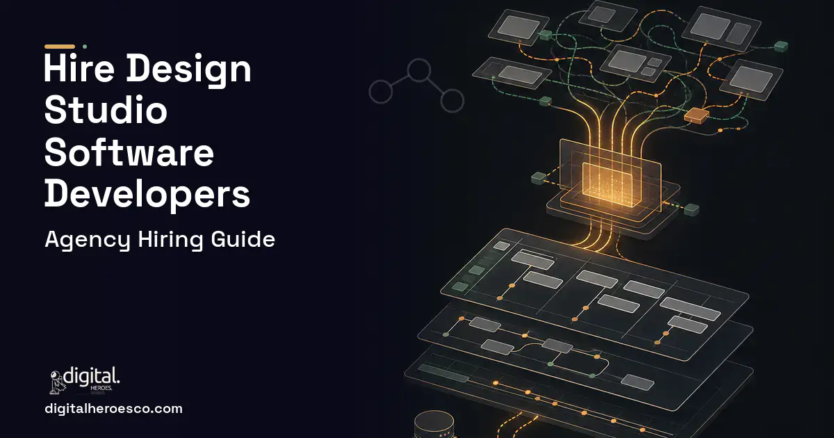 Project Management Software workflow illustration for How to Hire a Design Studio Software Development Company.