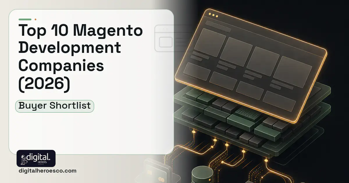 Shopify Development product interface illustration for Top 10 Magento Development Companies 2026.