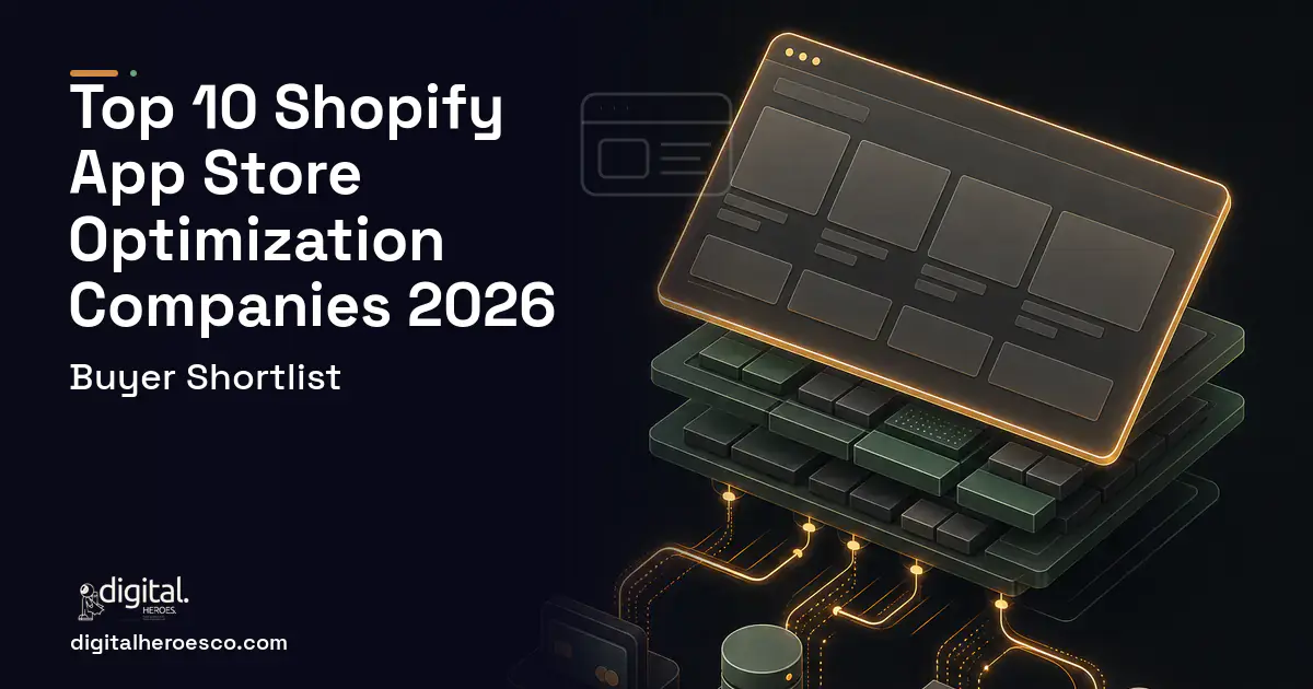 Shopify Development product interface illustration for Top 10 Shopify App Store Optimization Companies in 2026.