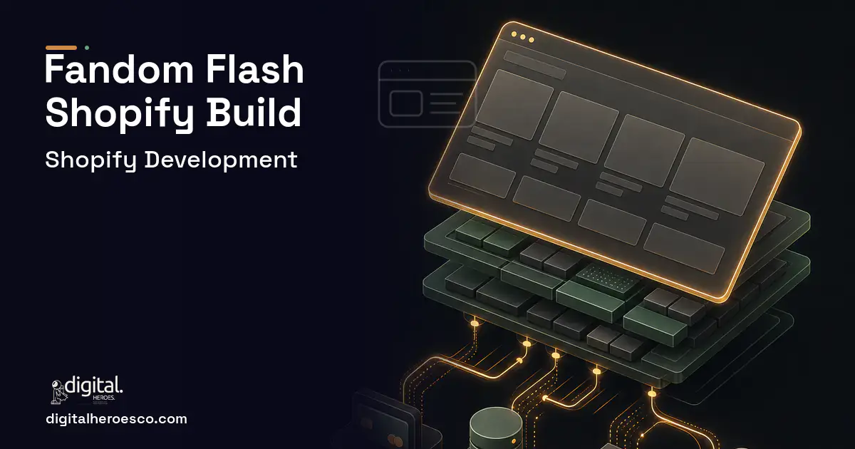 Shopify Development product interface illustration for Fandom Flash Client Case Study.