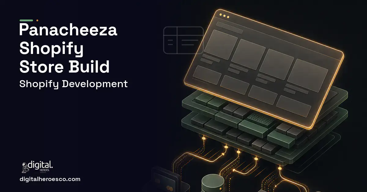 Shopify Development product interface illustration for Panacheeza Client Case Study.