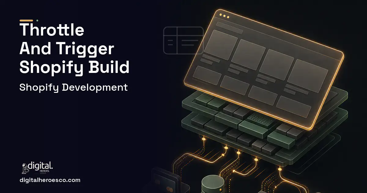 Shopify Development product interface illustration for Throttle AND Trigger Client Case Study.