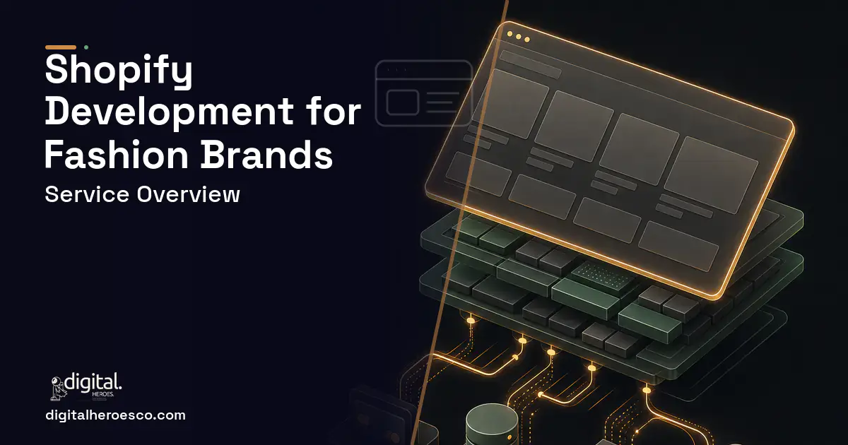 Shopify Development product interface illustration for Shopify Development for Fashion and Apparel Brands.