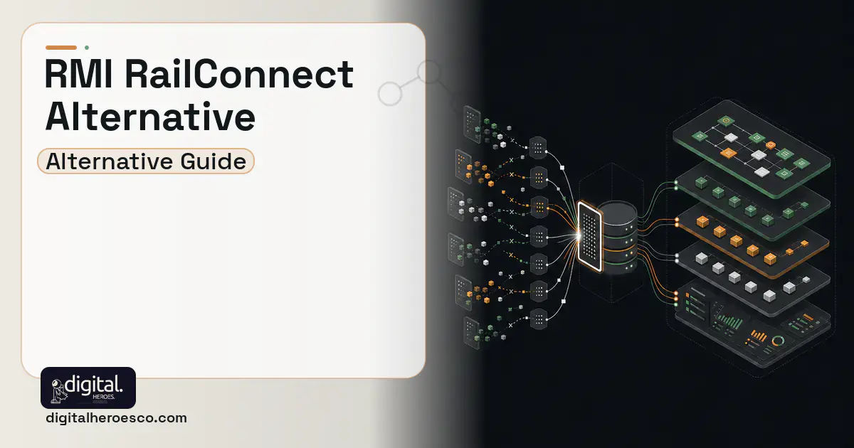 Supply Chain Software workflow illustration for RMI Railconnect Alternative.