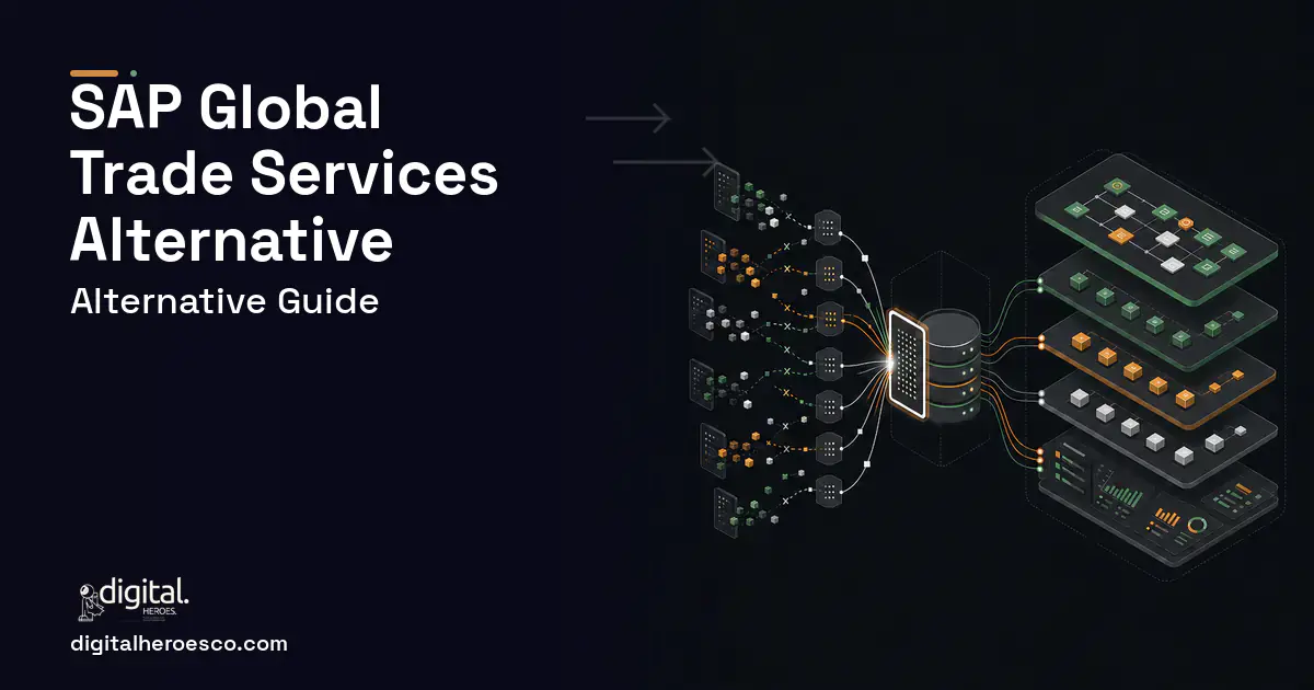 Supply Chain Software workflow illustration for SAP Global Trade Services Alternatives.