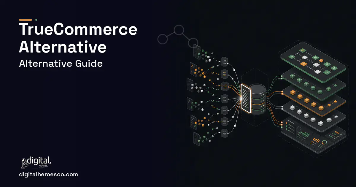 Supply Chain Software workflow illustration for Truecommerce Alternative.