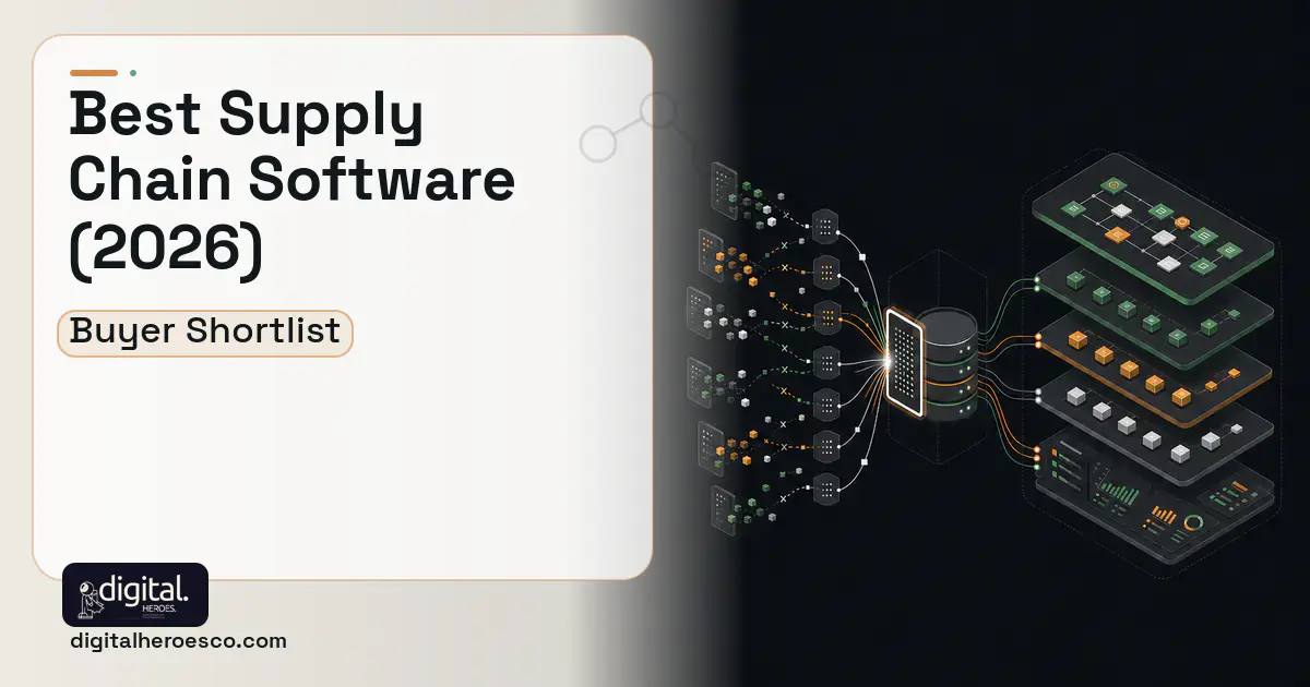 Supply Chain Software workflow illustration for Best Supply Chain Software for 2026.