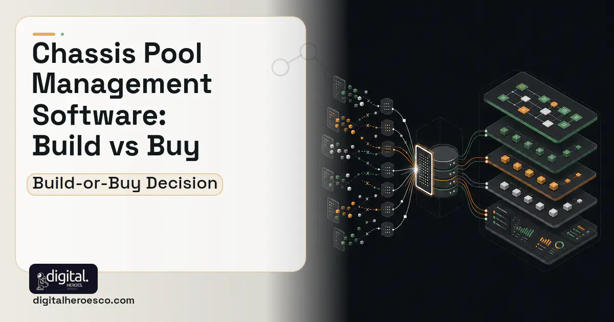 Supply Chain Software workflow illustration for Chassis Pool Management Software Build vs Buy Guide.
