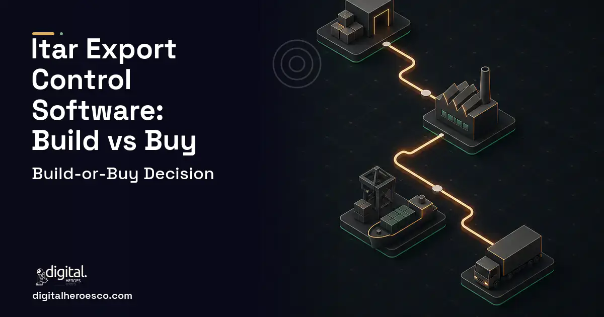Supply Chain Software software overview illustration for Itar Export Control Software Build vs Buy Guide.