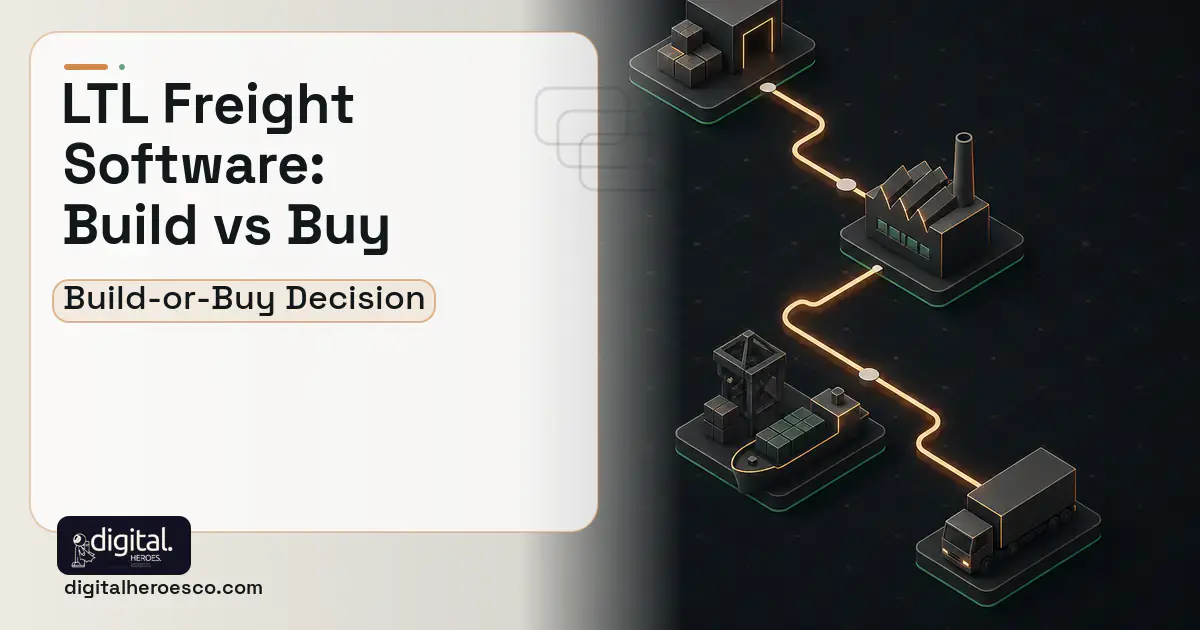 Supply Chain Software software overview illustration for LTL Freight Software Build vs Buy Guide.