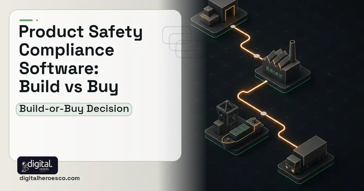Supply Chain Software software overview illustration for Product Safety Compliance Software Build vs Buy Guide.