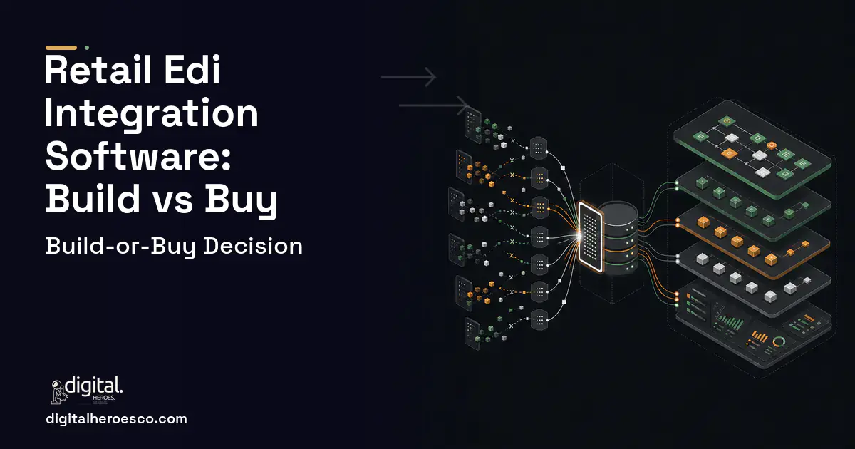 Supply Chain Software workflow illustration for Retail EDI Integration Software Build vs Buy Guide.