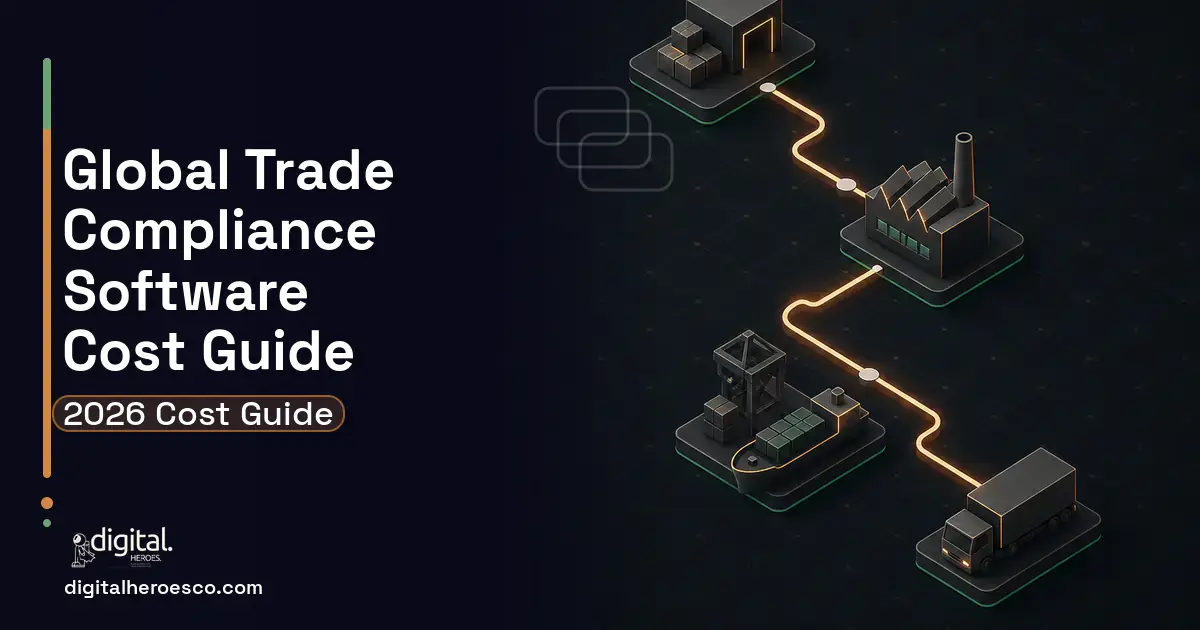 Supply Chain Software software overview illustration for Global Trade Compliance Software Cost Guide.