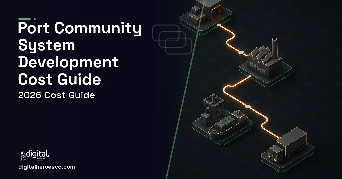 Supply Chain Software software overview illustration for Port Community System Development Cost Guide.