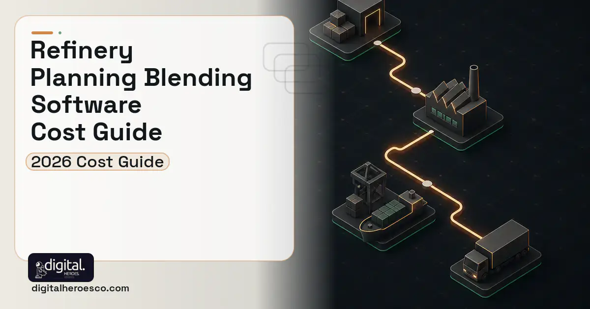Supply Chain Software software overview illustration for Refinery Planning Blending Software Cost Guide.