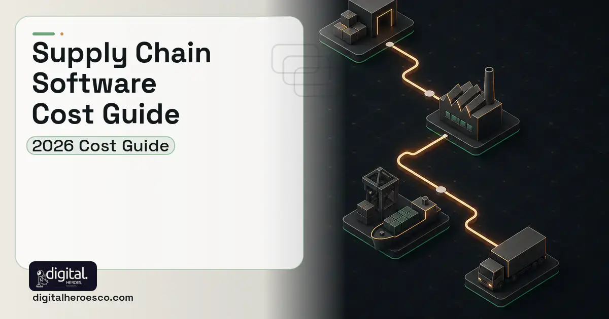 Supply Chain Software software overview illustration for Supply Chain Software Cost Guide.