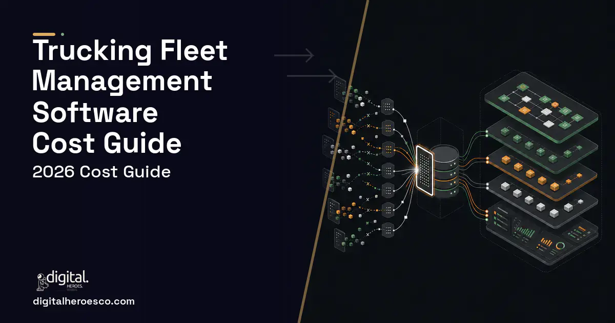 Supply Chain Software workflow illustration for Trucking Fleet Management Software Cost Guide.