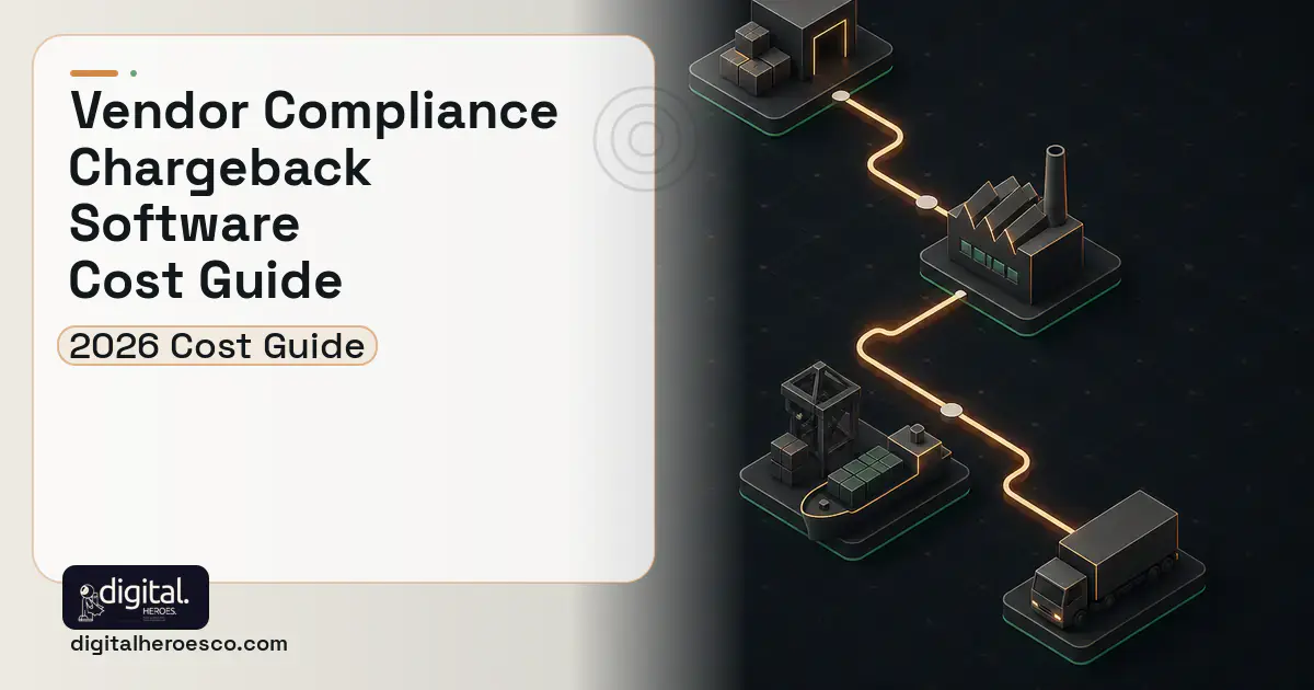 Supply Chain Software software overview illustration for Vendor Compliance Chargeback Software Cost Guide.