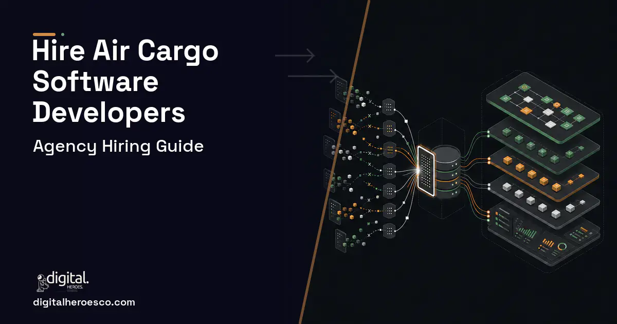 Supply Chain Software workflow illustration for How to Hire an Air Cargo Software Development Company.