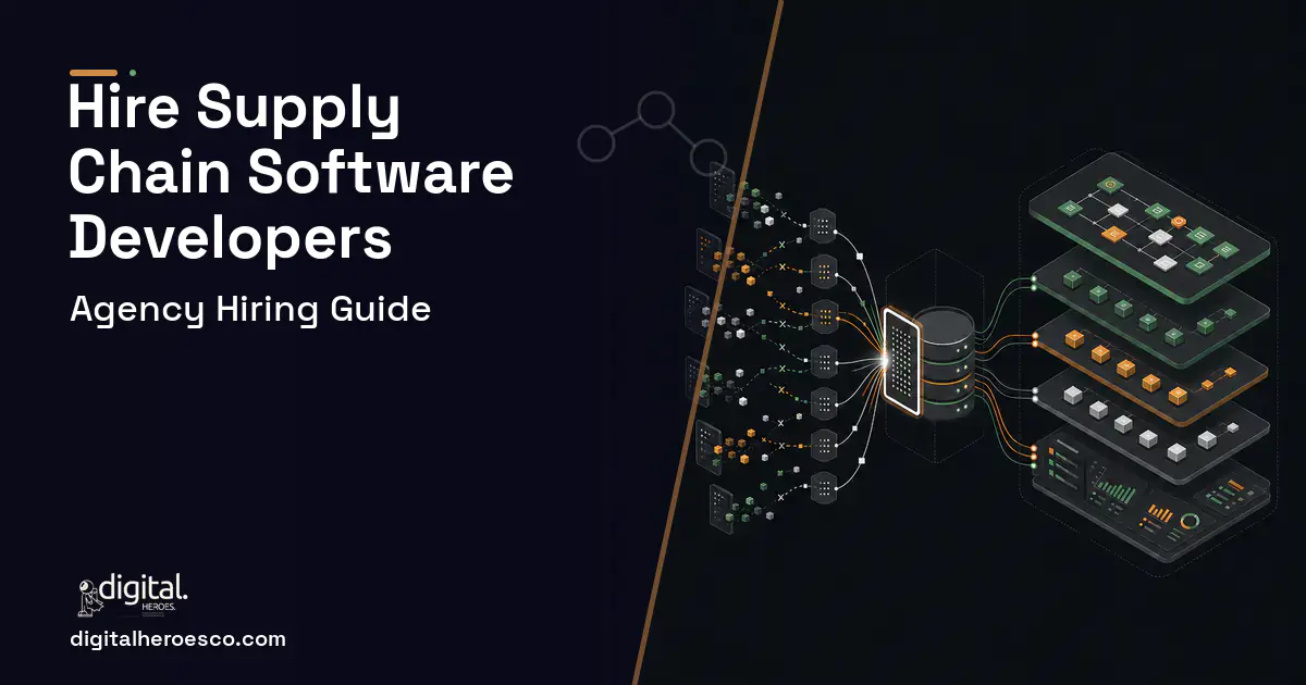 Supply Chain Software workflow illustration for How to Hire a Supply Chain Software Development Company.