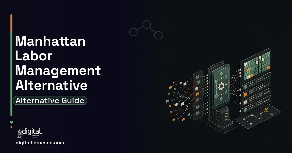 Warehouse Management Software workflow illustration for Manhattan Associates Labor Management Alternative.