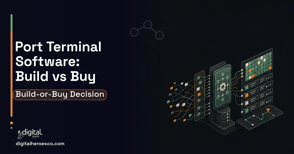 Warehouse Management Software workflow illustration for Port Terminal Software Build vs Buy Guide.