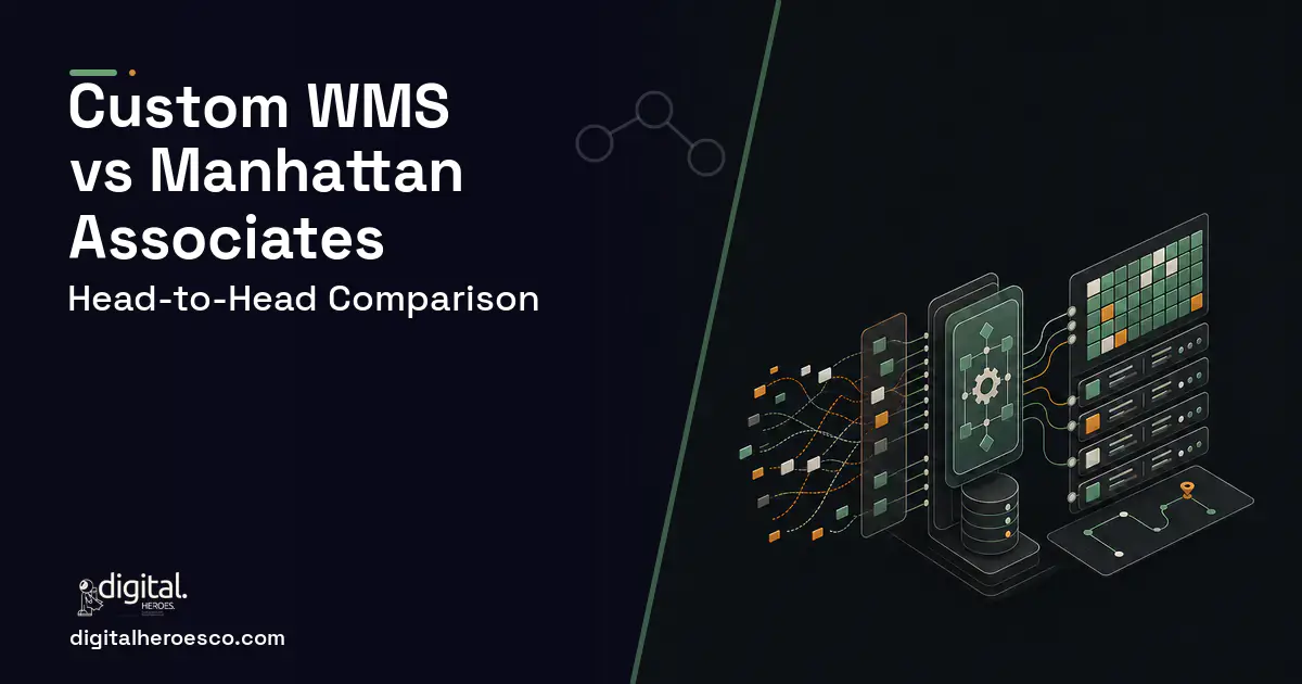 Warehouse Management Software workflow illustration for Custom Warehouse Management System vs Manhattan Associates.