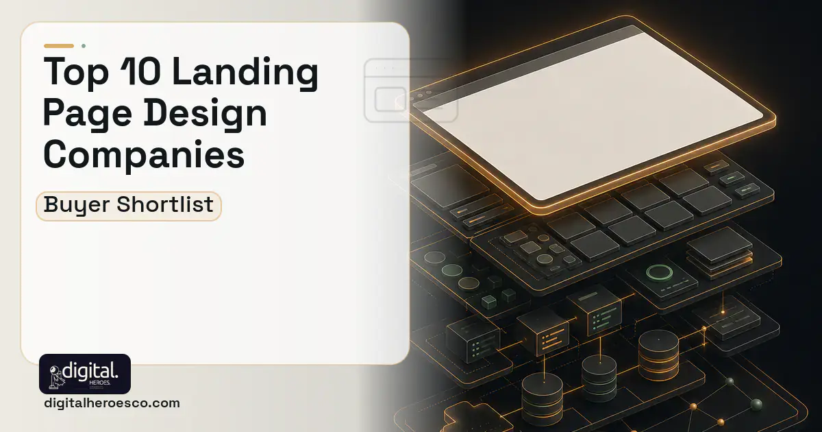 Website Development product interface illustration for Top 10 Landing Page Design Companies 2026.