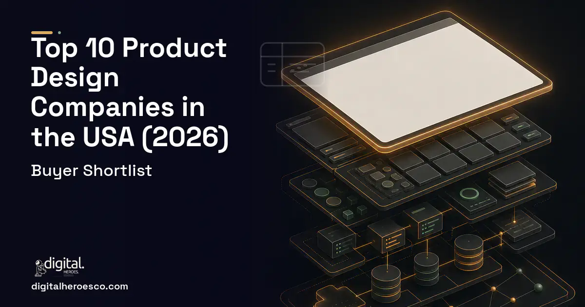 Website Development product interface illustration for Top 10 Product Design Companies in the USA 2026.
