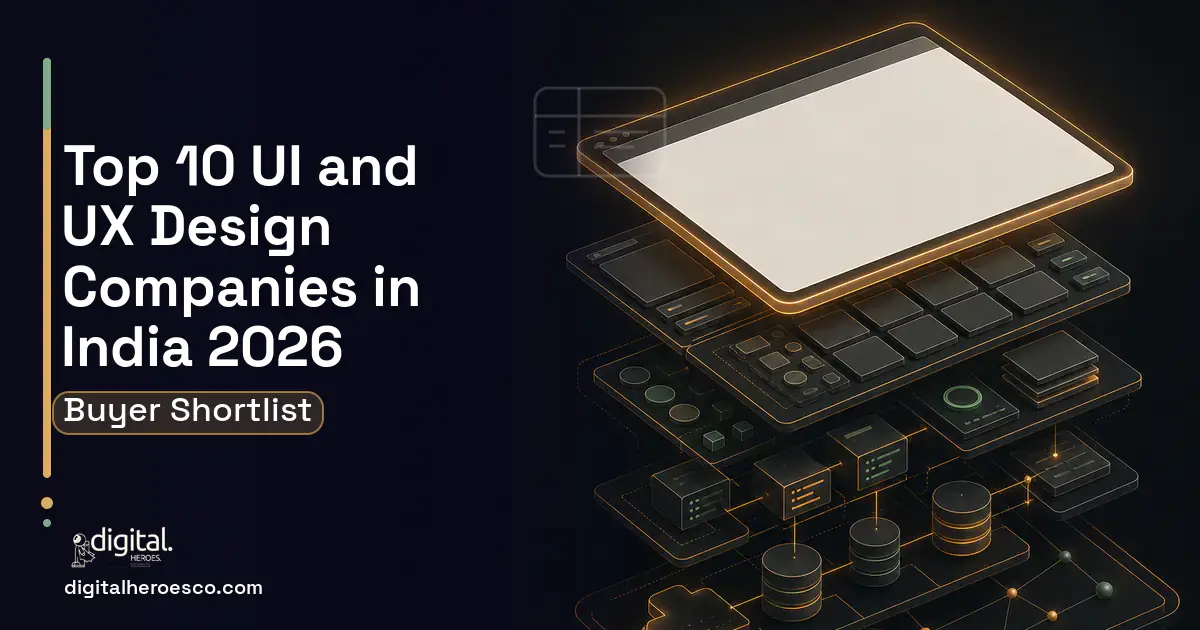 Website Development product interface illustration for Top 10 UI and UX Design Companies in India 2026.